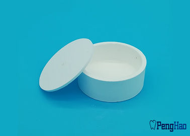 Erstklassiger zahnmedizinischer Zirkoniumdioxid-Sinternbehälter, keramischer Sinternbehälter Durchmesser-75mm