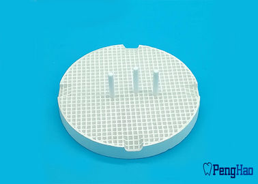 China Keramische/Porzellan-Bienenwaben-Zündungs-Behälter-runde Form für zahnmedizinisches Labor fournisseur