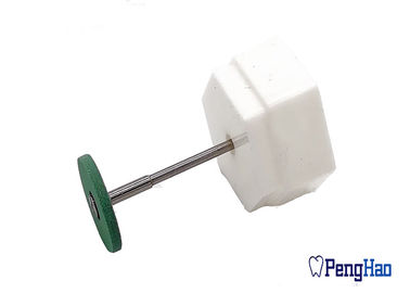 22x2.5mm zahnmedizinisches Zirkoniumdioxid-abschleifende Werkzeuge, grüner zahnmedizinischer keramischer Diamant-Schleifkörper