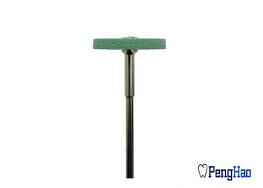 22x2.5mm zahnmedizinisches Zirkoniumdioxid-abschleifende Werkzeuge, grüner zahnmedizinischer keramischer Diamant-Schleifkörper