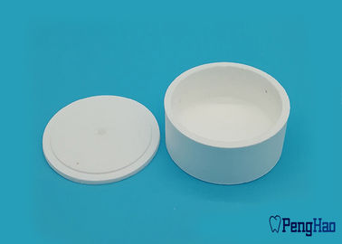Erstklassiger zahnmedizinischer Zirkoniumdioxid-Sinternbehälter, keramischer Sinternbehälter Durchmesser-75mm