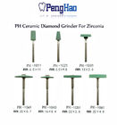 Hitzebeständiges zahnmedizinisches Zirkoniumdioxid-abschleifende Werkzeuge, keramisches Diamant-Zirkoniumdioxid, das Burs reibt