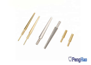 22*1.95mm/20*1.95mm zahnmedizinische Laboreindrucks-Stifte/zahnmedizinische Messingpassstifte