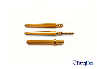 22*1.95mm/20*1.95mm zahnmedizinische Laboreindrucks-Stifte/zahnmedizinische Messingpassstifte