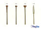 Dental Laboratory Use Straight HP Steel Mandrel CE / ISO Certificated